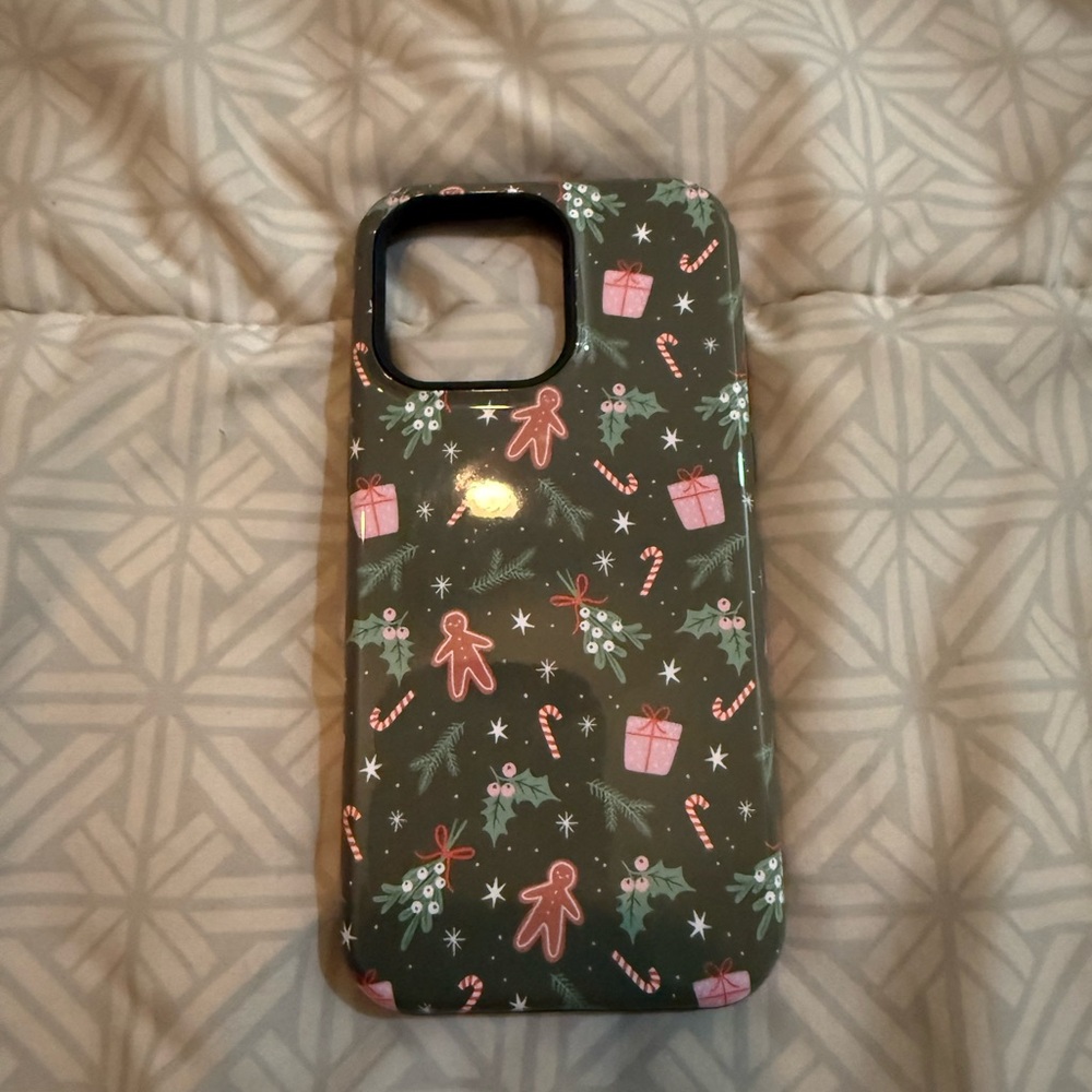 Casely gingerbread iPhone 15 pro max case
